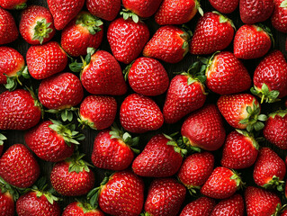 Sfondo texture con molte fragole