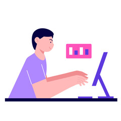 Office Worker Illustration