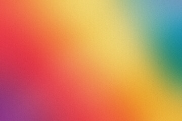 Obraz premium Abstract Rainbow Gradient with Smooth Transition Background and Grain Noise Texture