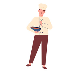 Chef Food Illustration