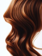 Fototapeta premium hair isolated on white