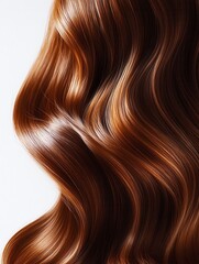 hair isolated on white