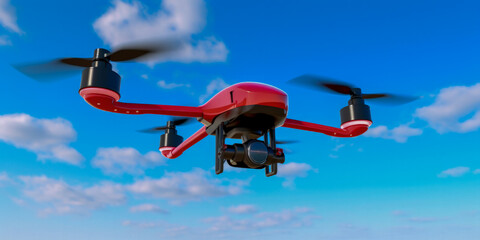 Drone activity in the sky