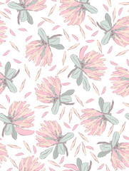 seamless floral pattern svg
