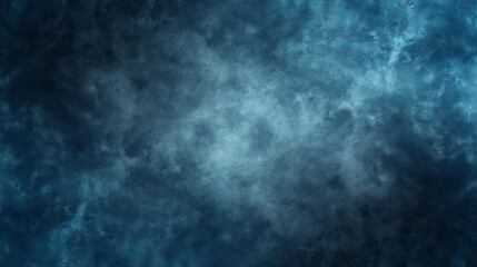 A blue background with a few white specks