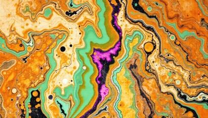 Multi Color vines marble texture or abstract background. onyx marbl in multi color vines glass effect texture feels natural figure natural marble. The colorful of the drops colors on the marbel, ai