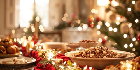 christmas decoration with candles