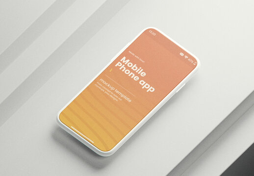 Mobile Phone App Mockup