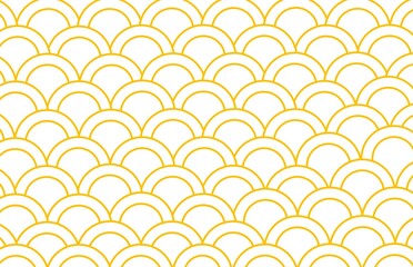 seamless pattern with wave, scallop pattern, yellow pattern, yellow background, pattern, abstract background, abstract pattern, scale, abstract pattern with circles, yellow wallpaper, scales, fish
