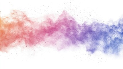 Obraz premium Colorful background of pastel powder.Color dust splash on white background. -