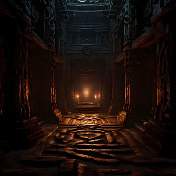 The Labyrinth of Minos, mythology, labyrinth, King Minos, stone corridors, flickering torches, Minotaur, ancient legends, Greek mythology, maze of myths