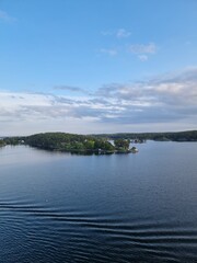 Small islands in the fords of stockholm city