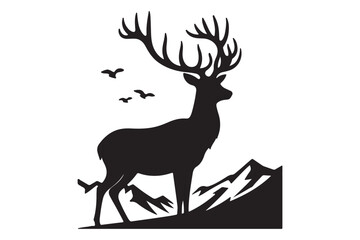 Deer Silhouette Vector