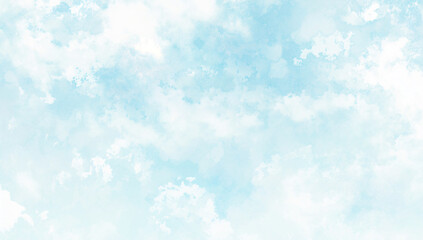 light blue sky with clouds