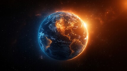 Fototapeta premium planet in space