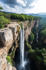 cascada, wasser, natur, fluss, landschaft, fels, berg, fall, fall, cascade, bach, berg, wald, park, piter, green, anreisen, baum, cascada, sch&ouml;n, aufl&ouml;sungszeichen, durchfluss, sommer, himmel, fels