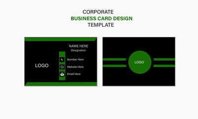 Modern and simple business card design