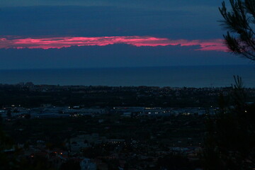 atardecer