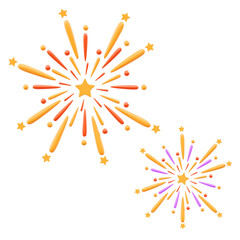 3D Firework Party Celebration