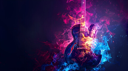 Starry Night Celebration in Abstract Space: A bright and glowing holiday illustration featuring stars, constellations, and a vibrant blue galaxy, perfect for festive decorations and cosmic-themed desi