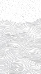 Radio Frequency Waves on White Background, Abstract Image, Texture, Pattern, Wallpaper, Cover and Screen of Smartphone, Cell Phone, Computer, Laptop, 9:16 and 16:9 Format