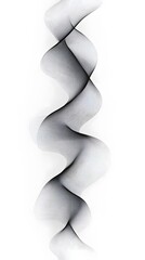 Black Radio Frequency Waves on White Background, Abstract Image, Texture, Pattern, Wallpaper, Cover and Screen of Smartphone, Cell Phone, Computer, Laptop, 9:16 and 16:9 Format