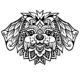 Lowchen Mandala Tattoo	