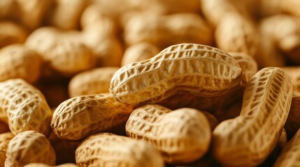 Close Up of Peanuts in Their Shells