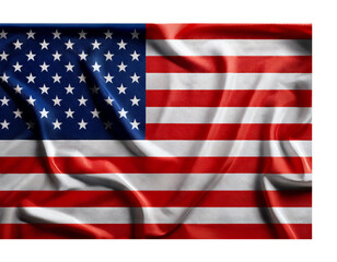 Naklejka premium American flag isolation set on PNG