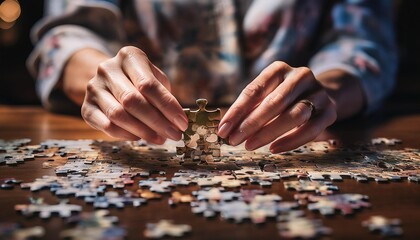 Solving a Jigsaw Puzzle: A Relaxing Hobby Experience