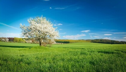 landscape with tree