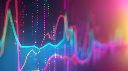 Background with ups and downs
