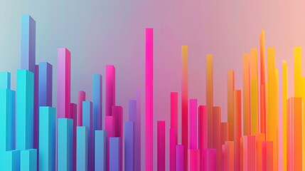 Obraz premium abstract background with lines,Histograms