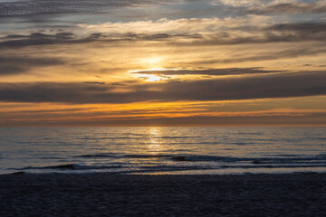 Sonnenuntergang in Wenningstedt Sylt