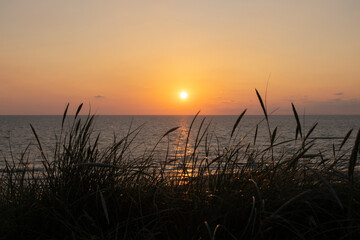 Sonnenuntergang in Wenningstedt Sylt