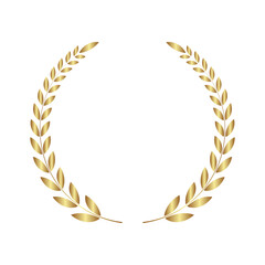 Shiny golden leaf shaped frame isolated on white transparent background. For decorating the gold border in a vintage style.