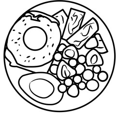 morning breakfast menu outline