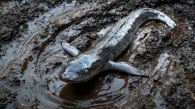 Fish with Limbs, a conceptual shot for the beginning of life