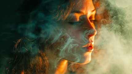 Overexposed film look with subtle details