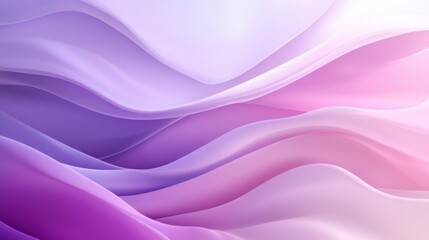 Abstract Waves of Purple and Pink