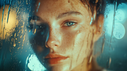 Retro color grading with film imperfections