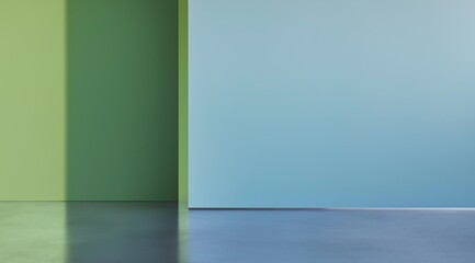 room wall gallery floor space minimalist spotlights beams exhibition foreground empty lamps simple architecture bulbs spot gradient texture design layout business interior office illustration 3d paint