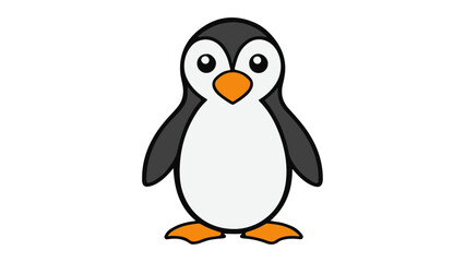 cute penguin vector simple illustration sign/symbol/icon