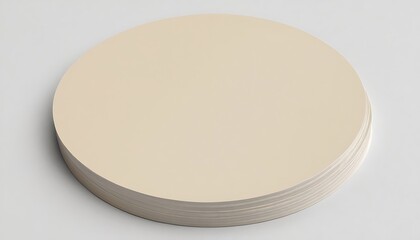 Blank star white sticker with bent edge on craft paper background. 3d illustration555