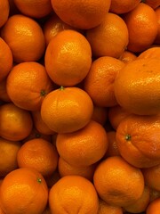 oranges on the market
