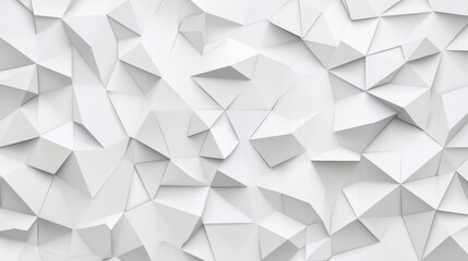 Obraz premium A modern, textured background featuring white geometric shapes and facets, ideal for design and creative projects.