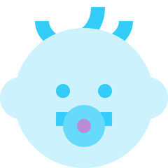 baby flat icon