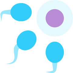 fertility flat icon