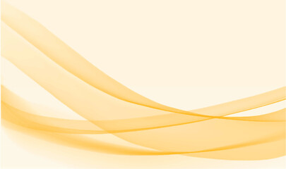 Yellow wave gradient effect decoration, rhythmic background material