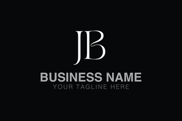 JB J jb initial logo | initial based abstract modern minimal creative logo, vector template image. luxury logotype logo, real estate homie logo. typography logo. initials logo